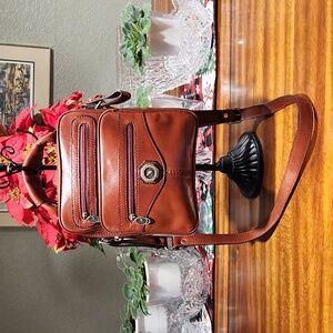 Cardanro Vintage Leather Satchel Crossbody Bag
